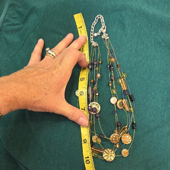 Artisan Multistrand Necklace with Earthy Tones - Picture 6 of 6